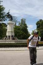 Statue of the Fallen Angel, Parque de Retiro, Madrid, Spain