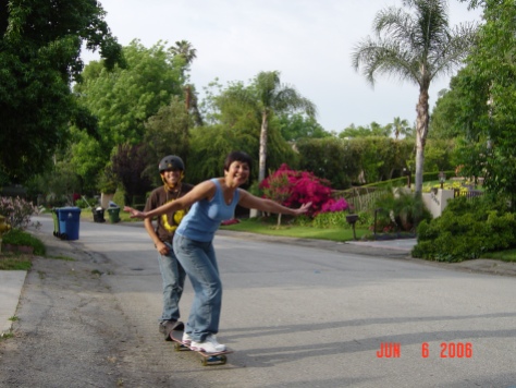 Skateboarding, Grandma Tarzana, California